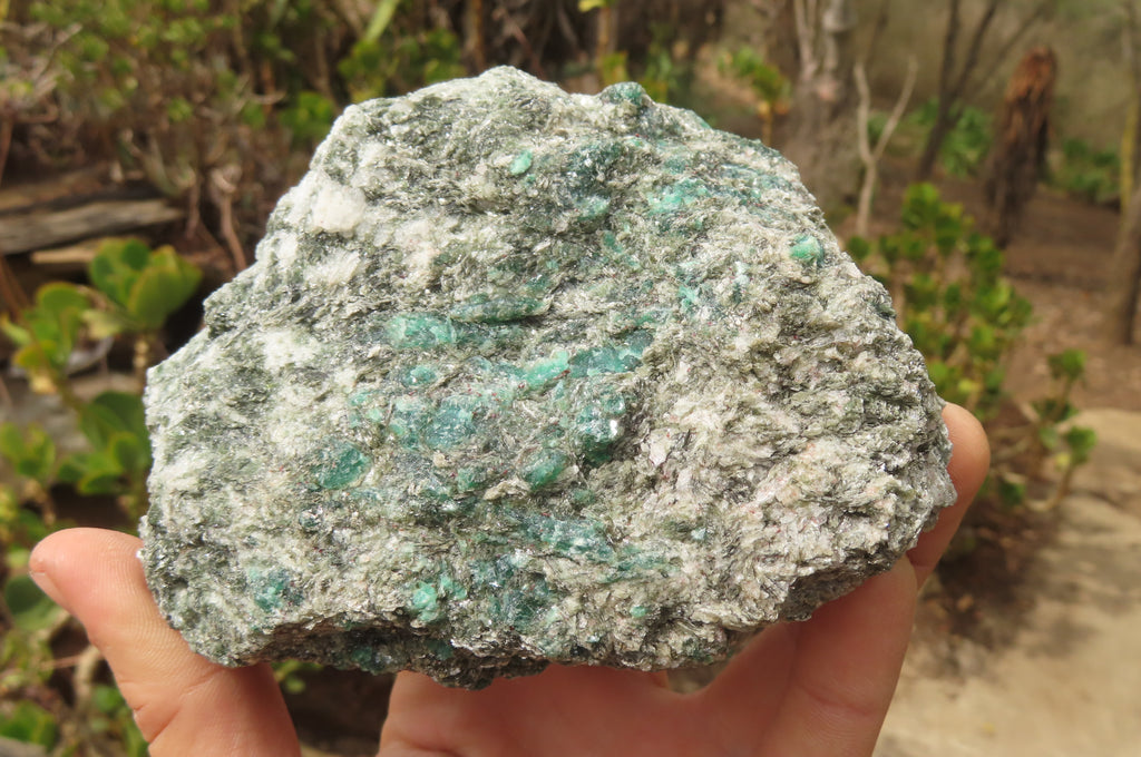 Natural Rare Emerald Mica In Matrix Cobbed Specimens x 4 From Mutoko, Zimbabwe - Toprock Gemstones and Minerals 