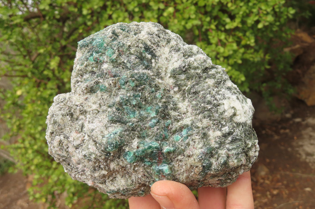 Natural Rare Emerald Mica In Matrix Cobbed Specimens x 4 From Mutoko, Zimbabwe - Toprock Gemstones and Minerals 