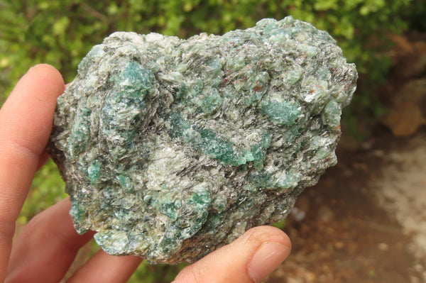 Natural Rare Emerald Mica In Matrix Cobbed Specimens x 4 From Mutoko, Zimbabwe - Toprock Gemstones and Minerals 
