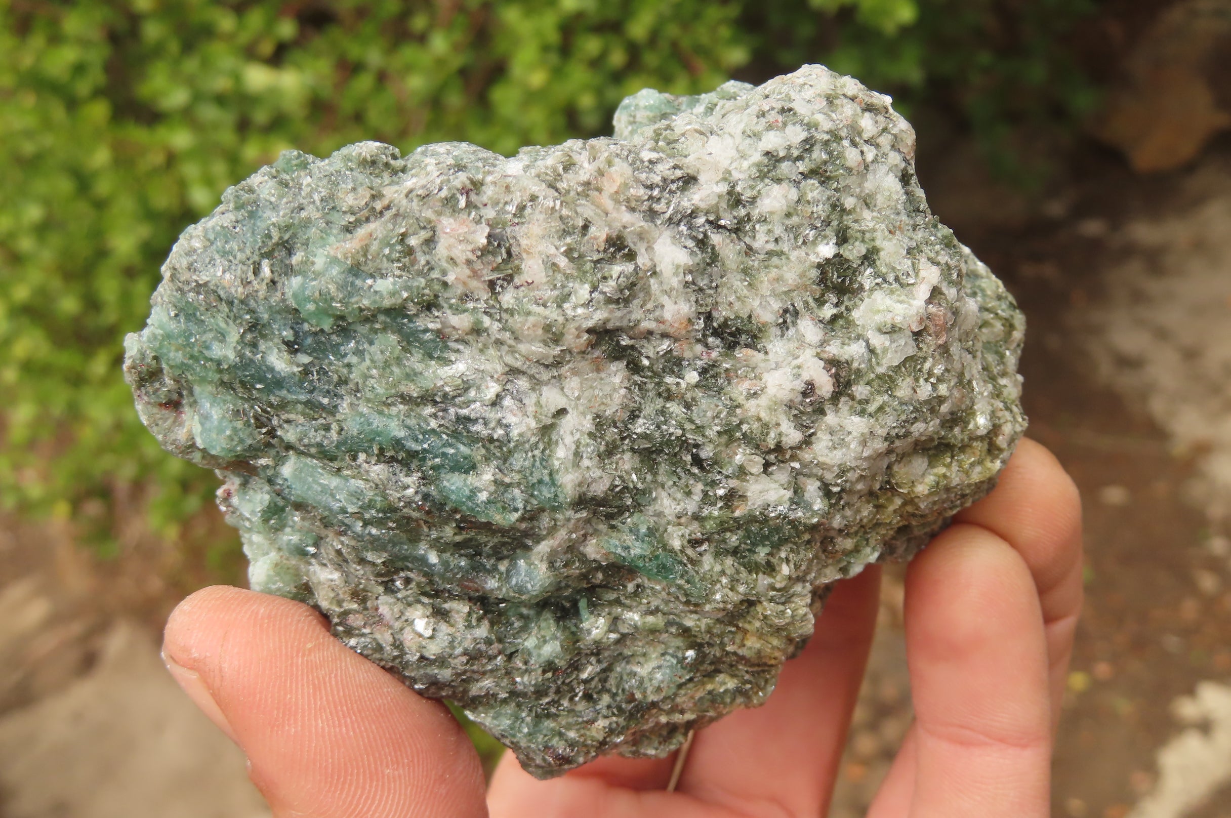 Natural Rare Emerald Mica In Matrix Cobbed Specimens x 4 From Mutoko, Zimbabwe - Toprock Gemstones and Minerals 