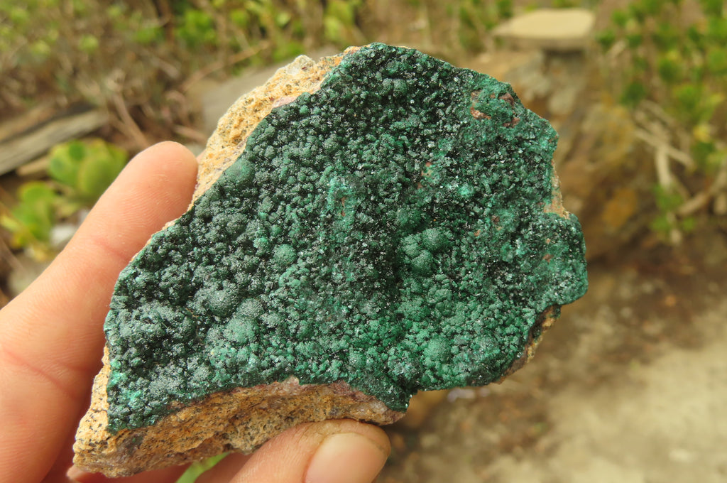 Natural Crystalline Malachite Specimens x 6 From Kasompe, Congo - Toprock Gemstones and Minerals 