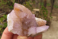 Natural Ametrine Spirit Quartz Clusters x 6 From Boekenhouthoek, South Africa