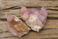 Natural Ametrine Spirit Quartz Clusters x 6 From Boekenhouthoek, South Africa