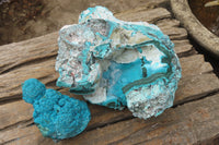 Natural Botryoidal Malacolla Specimens x 2 From Kulukuluku, Congo - Toprock Gemstones and Minerals 