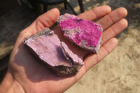 Natural Salrose Cobaltion Dolomite Specimens x 12 From Kakanda, Congo - Toprock Gemstones and Minerals 