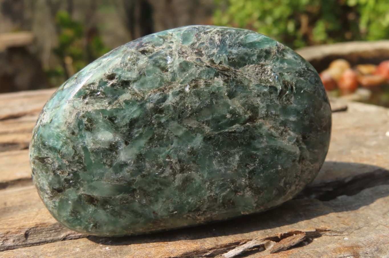 Polished Rare Emerald Mica In Matrix Free Forms x 6 From Mutoko, Zimbabwe - Toprock Gemstones and Minerals 