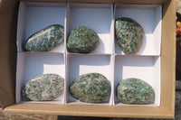 Polished Rare Emerald Mica In Matrix Free Forms x 6 From Mutoko, Zimbabwe - Toprock Gemstones and Minerals 