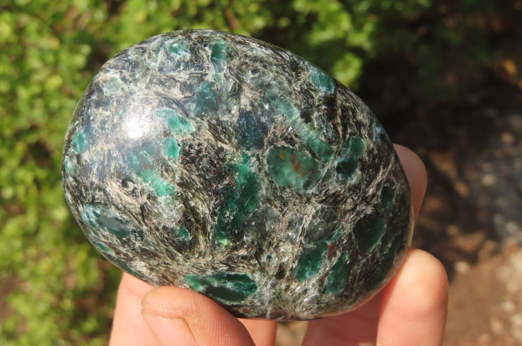 Polished Rare Emerald Mica In Matrix Free Forms x 6 From Mutoko, Zimbabwe - Toprock Gemstones and Minerals 