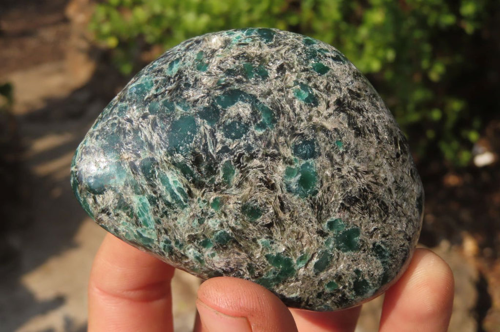 Polished Rare Emerald Mica In Matrix Free Forms x 6 From Mutoko, Zimbabwe - Toprock Gemstones and Minerals 