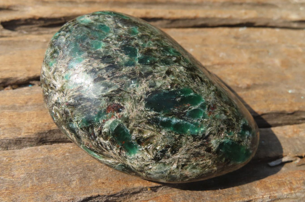 Polished Rare Emerald Mica In Matrix Free Forms x 6 From Mutoko, Zimbabwe - Toprock Gemstones and Minerals 