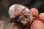 Polished Mixed Copper Wire Wrapped Pendants x 6 From Southern Africa - Toprock Gemstones and Minerals 