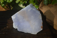 Natural Crystalline Blue Lace Agate Plates x 2 From Namibia - Toprock Gemstones and Minerals 