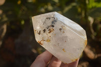 Polished Inclusion Quartz Points x 2 From Madagascar - Toprock Gemstones and Minerals 