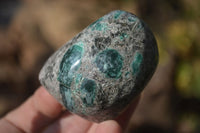 Polished Rare Emerald Mica In Matrix Standing Free Forms x 12 From Mutoko, Zimbabwe - Toprock Gemstones and Minerals 
