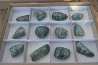 Polished Rare Emerald Mica In Matrix Standing Free Forms x 12 From Mutoko, Zimbabwe - Toprock Gemstones and Minerals 