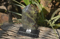 Polished Bastite Dragon Bloodstone Points x 2 From South Africa