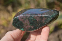 Polished Ruby Corundum In Chrome Verdite Free Forms x 4 From Zimbabwe - Toprock Gemstones and Minerals 