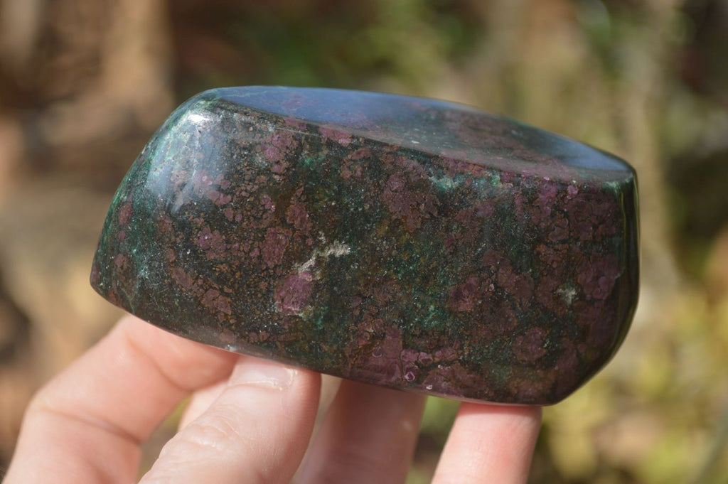 Polished Ruby Corundum In Chrome Verdite Free Forms x 4 From Zimbabwe - Toprock Gemstones and Minerals 