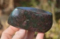 Polished Ruby Corundum In Chrome Verdite Free Forms x 4 From Zimbabwe - Toprock Gemstones and Minerals 