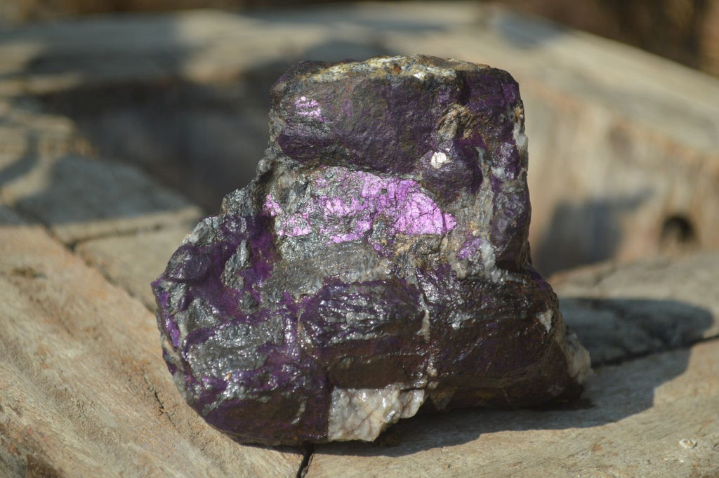 Natural Metallic Purpurite Cobbed Specimens x 5 From Erongo, Namibia - Toprock Gemstones and Minerals 