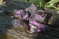 Natural Metallic Purpurite Cobbed Specimens x 5 From Erongo, Namibia - Toprock Gemstones and Minerals 