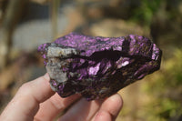 Natural Metallic Purpurite Cobbed Specimens x 5 From Erongo, Namibia - Toprock Gemstones and Minerals 