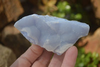 Natural Crystalline Blue Lace Agate Specimens x 12 From Namibia. - Toprock Gemstones and Minerals 