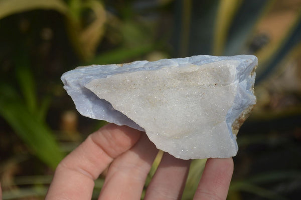 Natural Crystalline Blue Lace Agate Specimens x 12 From Namibia. - Toprock Gemstones and Minerals 