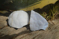 Natural Crystalline Blue Lace Agate Specimens x 12 From Namibia. - Toprock Gemstones and Minerals 
