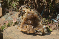 Natural Zululand Amethyst Geodes x 2 from Jozini, South Africa - Toprock Gemstones and Minerals 