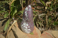 Polished Rubellite Pink Tourmaline Standing Free Form x 1 From Madagascar - Toprock Gemstones and Minerals 