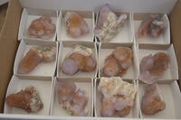 Natural Ametrine Spirit Quartz Clusters x 12 From Boekenhouthoek, South Africa