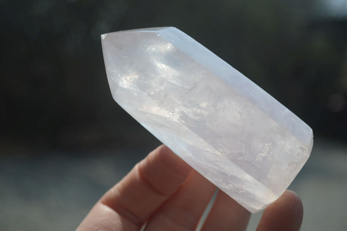 Polished Rose Quartz Points x 12 From Madagascar - Toprock Gemstones and Minerals 