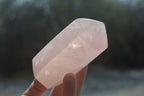 Polished Rose Quartz Points x 12 From Madagascar - Toprock Gemstones and Minerals 