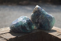 Natural Watermelon Fluorite Cobbed Specimens x 5 From Uis, Namibia - Toprock Gemstones and Minerals 