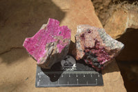 Natural Salrose Cobaltion Dolomite Specimens x 12 From Kakanda, Congo - Toprock Gemstones and Minerals 