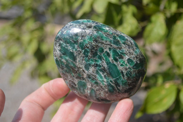 Polished Rare Emerald Mica In Matrix Free Forms x 6 From Mutoko, Zimbabwe - Toprock Gemstones and Minerals 