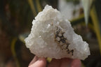 Natural Drusy Quartz Coated Calcite Pseudomorph Specimens x 6 From Lesotho - Toprock Gemstones and Minerals 