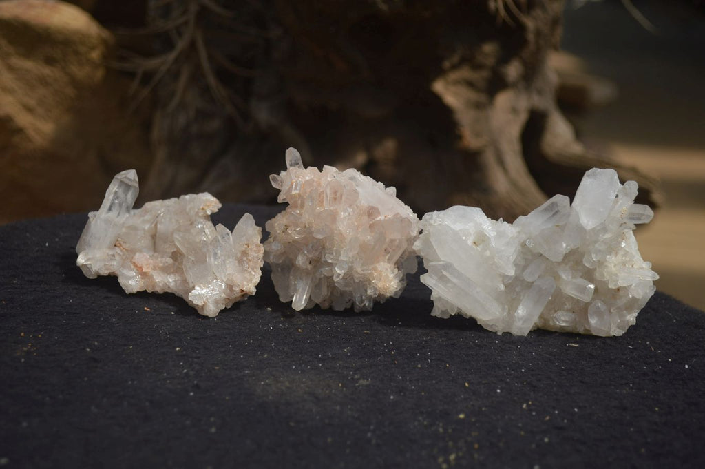Natural Clear Quartz Crystal Clusters x 24 From Madagascar - Toprock Gemstones and Minerals 
