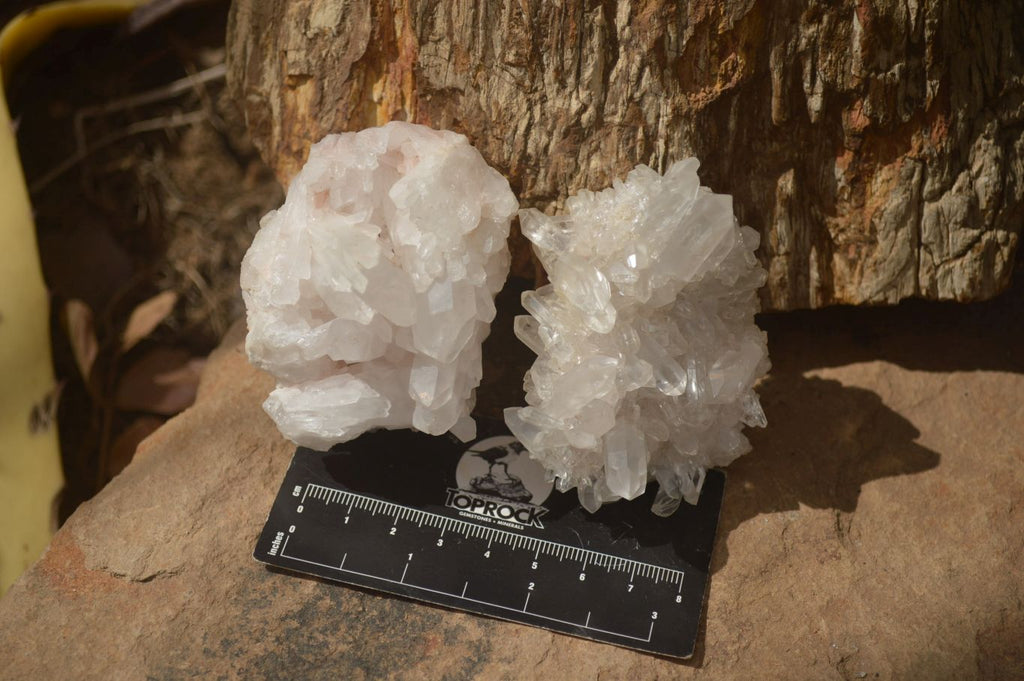 Natural Clear Quartz Crystal Clusters x 24 From Madagascar - Toprock Gemstones and Minerals 