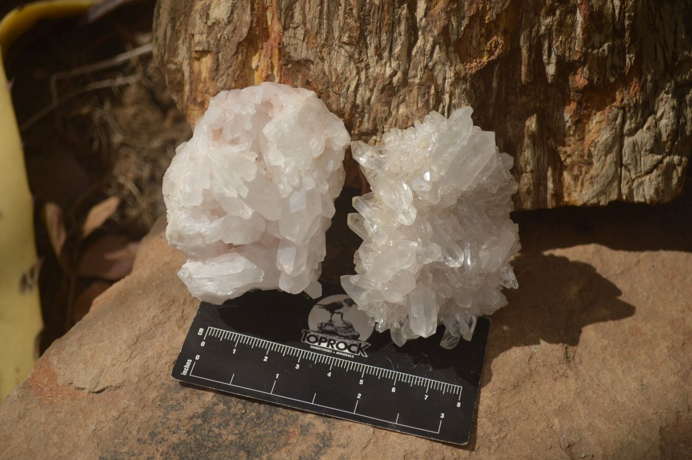 Natural Clear Quartz Crystal Clusters x 24 From Madagascar - Toprock Gemstones and Minerals 