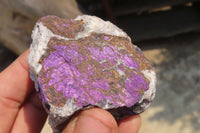 Natural Metallic Purpurite Cobbed Specimens x 12 From Erongo, Namibia - Toprock Gemstones and Minerals 