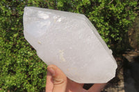 Natural Etched Clear Quartz Crystal Specimens x 2 From Madagascar - Toprock Gemstones and Minerals 