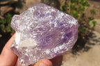 Natural Window Amethyst Quartz Crystals x 4 From Madagascar - Toprock Gemstones and Minerals 