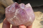 Natural Window Amethyst Quartz Crystals x 4 From Madagascar - Toprock Gemstones and Minerals 