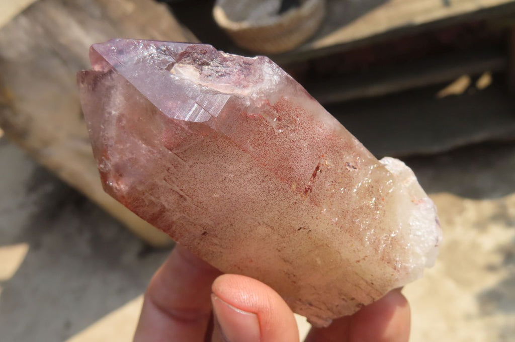 Natural Hematoid Quartz Crystals x 12 From Karoi, Zimbabwe - Toprock Gemstones and Minerals 