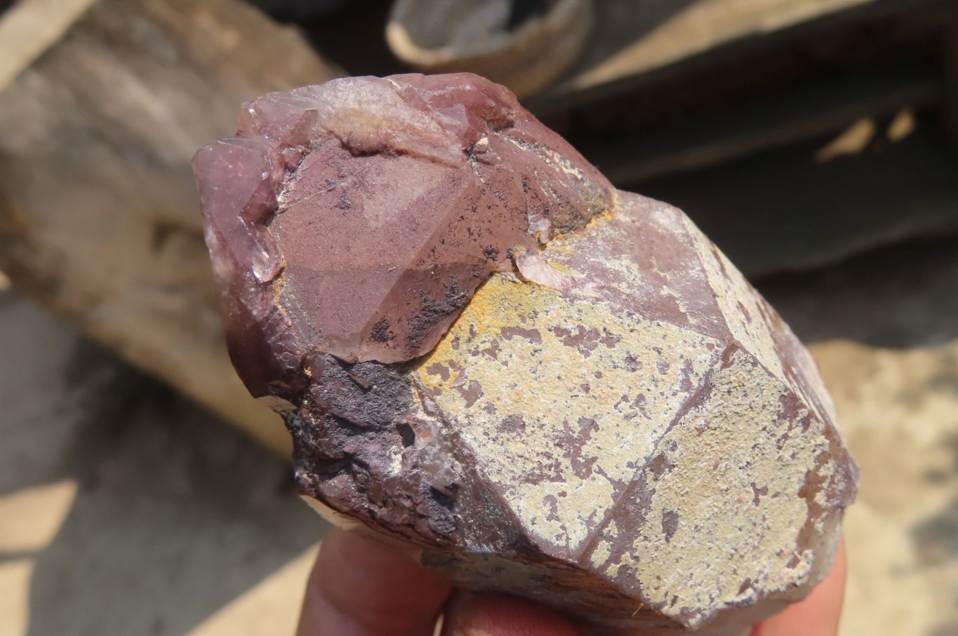 Natural Hematoid Quartz Crystals x 12 From Karoi, Zimbabwe - Toprock Gemstones and Minerals 