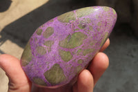 Polished Stichtite Standing Free Forms x 3 From Barberton, South Africa - Toprock Gemstones and Minerals 