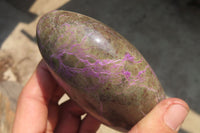 Polished Stichtite Standing Free Forms x 3 From Barberton, South Africa - Toprock Gemstones and Minerals 
