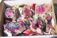 Natural Salrose Cobaltion Dolomite Specimens x 6 From Kakanda, Congo - Toprock Gemstones and Minerals 